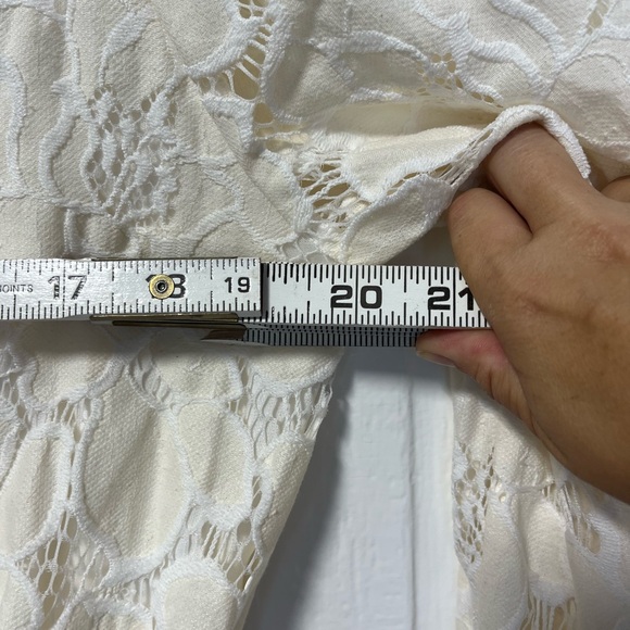 NWT Marc New York Floral Cream Blouse size Xlarge - Picture 4 of 5